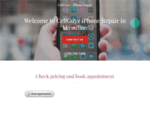 Tablet Screenshot of cellguyz.com